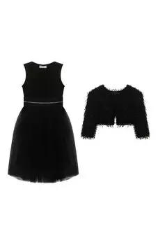 Комплект из платья и болеро Monnalisa