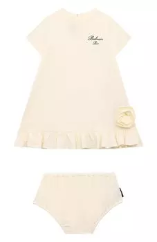 Комплект из платья и шорт Balmain