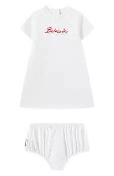 Комплект из платья и шорт Balmain