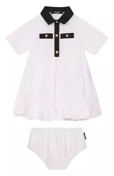 Комплект из платья и шорт Balmain