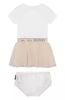 Комплект из платья и шорт Balmain