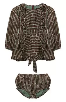 Комплект из платья и шорт Ulyana Sergeenko