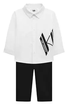Комплект из рубашки и брюк Karl Lagerfeld Kids
