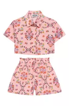 Комплект из рубашки и шорт Moschino
