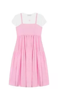 Комплект из сарафана и футболки Monnalisa