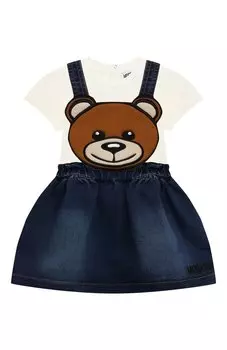 Комплект из сарафана и футболки Moschino