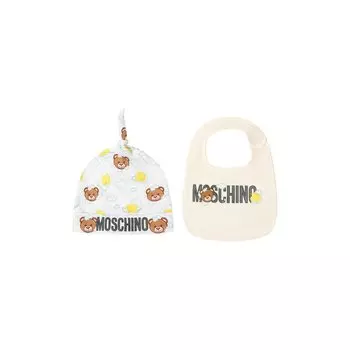 Комплект из шапки и нагрудника Moschino