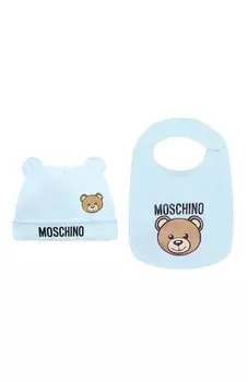 Комплект из шапки и нагрудника Moschino