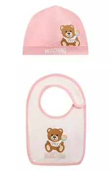 Комплект из шапки и нагрудника Moschino