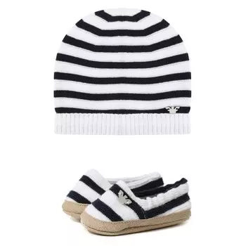 Комплект из шапки и пинеток Emporio Armani
