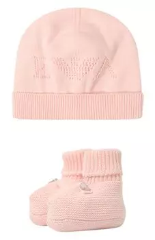 Комплект из шапки и пинеток Emporio Armani