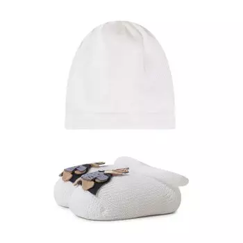 Комплект из шапки и пинеток La Perla