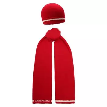 Комплект из шапки и шарфа Emporio Armani