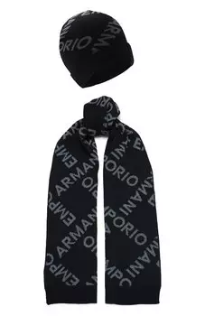 Комплект из шапки и шарфа Emporio Armani
