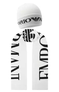 Комплект из шапки и шарфа Emporio Armani