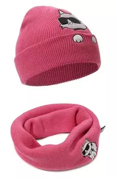 Комплект из шапки и шарфа-снуда Karl Lagerfeld Kids