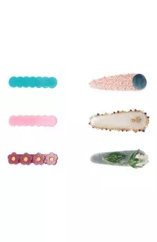 Комплект из шести заколок Pink.Olivka