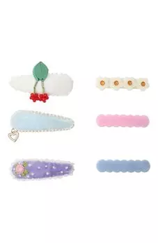 Комплект из шести заколок Pink.Olivka