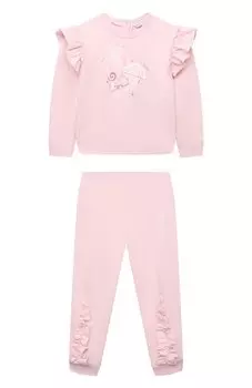 Комплект из свитшота и брюк Monnalisa