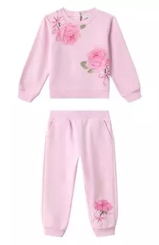 Комплект из свитшота и брюк Monnalisa