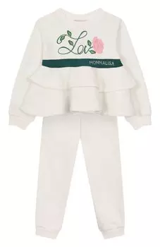 Комплект из свитшота и брюк Monnalisa