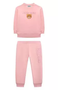 Комплект из свитшота и брюк Moschino