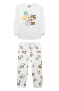 Комплект из свитшота и брюк Moschino