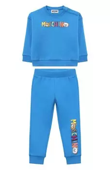 Комплект из свитшота и брюк Moschino