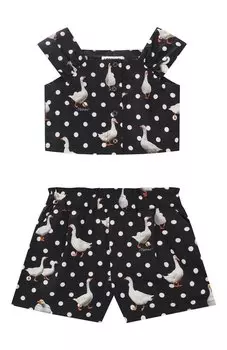 Комплект из топа и шорт Moschino