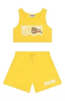 Комплект из топа и шорт Moschino