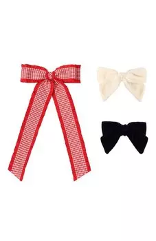Комплект из трех бантов Pink.Olivka