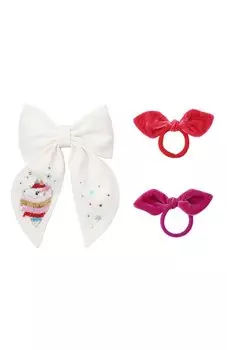 Комплект из трех бантов Pink.Olivka