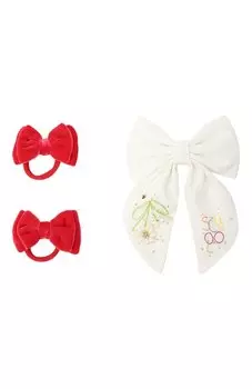 Комплект из трех бантов School Pink.Olivka