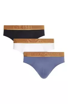 Комплект из трех брифов Emporio Armani