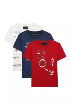 Комплект из трех футболок Emporio Armani