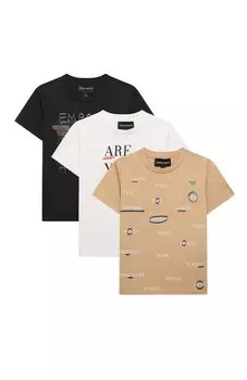Комплект из трех футболок Emporio Armani