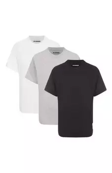 Комплект из трех хлопковых футболок Jil Sander