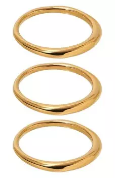 Комплект из трех колец Luv Aj