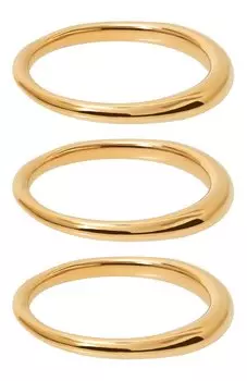 Комплект из трех колец Luv Aj