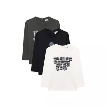 Комплект из трех лонгсливов Emporio Armani