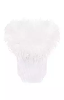 Корсет с отделкой перьями ALine