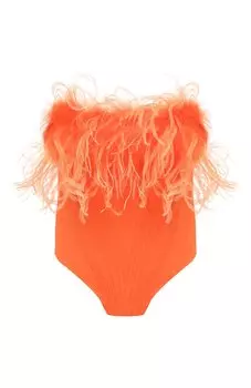 Корсет с отделкой перьями Giuseppe di Morabito