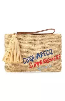 Косметичка из рафии Dsquared2