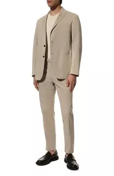 Костюм из хлопка и кашемира Brioni