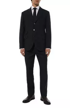 Костюм из хлопка и шерсти Brunello Cucinelli