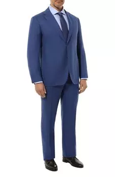 Костюм из кашемира и льна Kiton