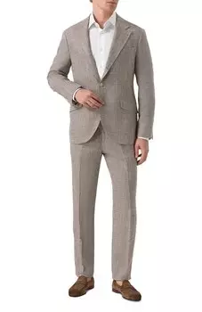 Костюм из шелка и льна Brunello Cucinelli
