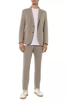 Костюм из шерсти и хлопка Zegna