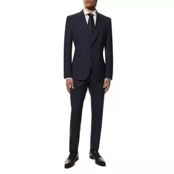 Костюм из шерсти и льна BOSS