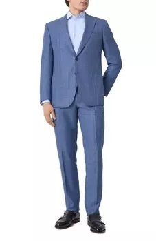 Костюм из шерсти и льна Stefano Ricci